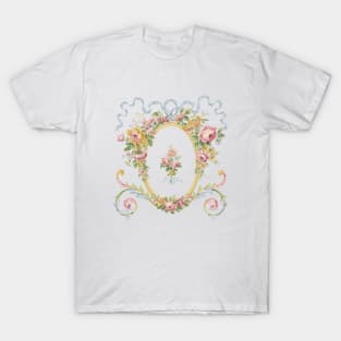 rosy wreath with ribbons T-Shirt